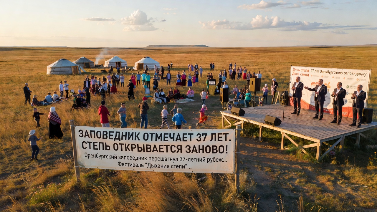 Заповедник отмечает 37 лет. Степь открывается заново!