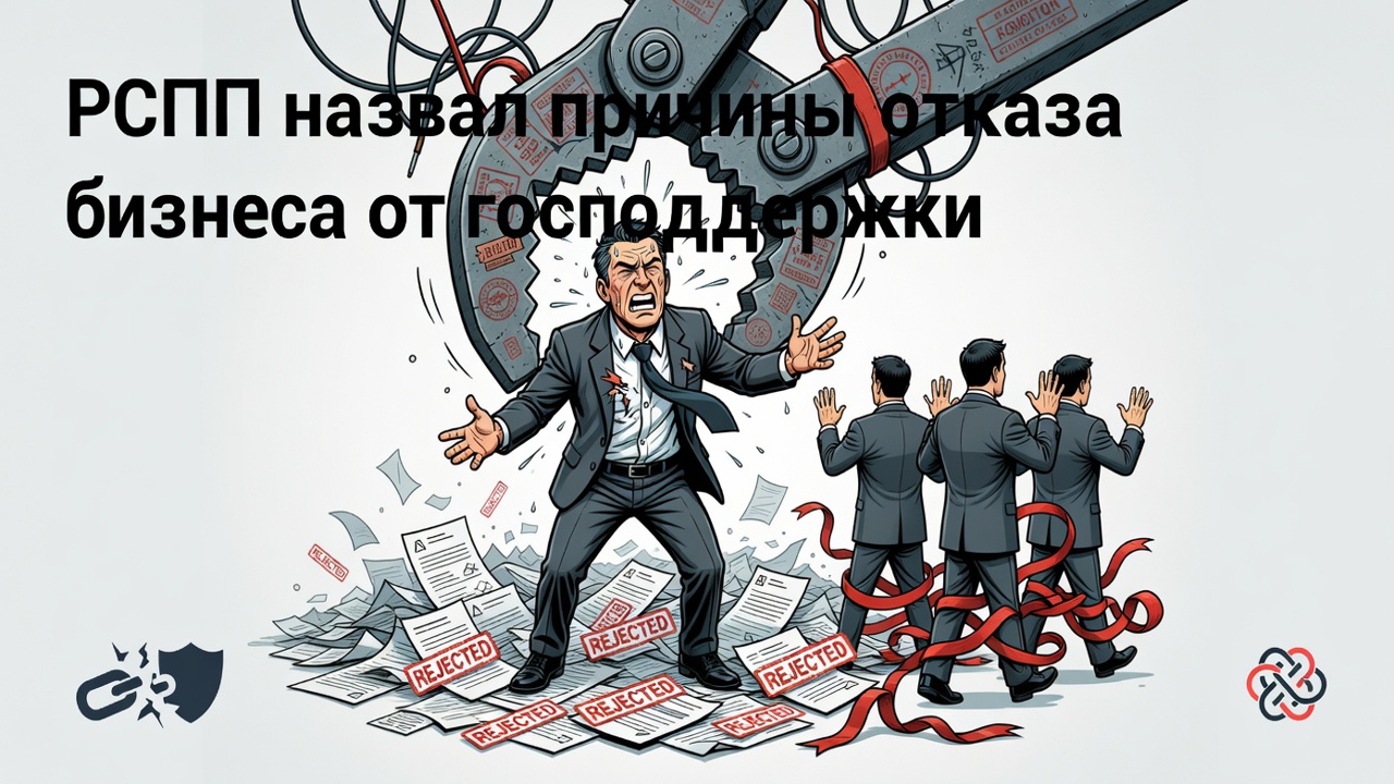 Бизнес задыхается в бюрократических тисках. Треть компаний отказывается от господдержки