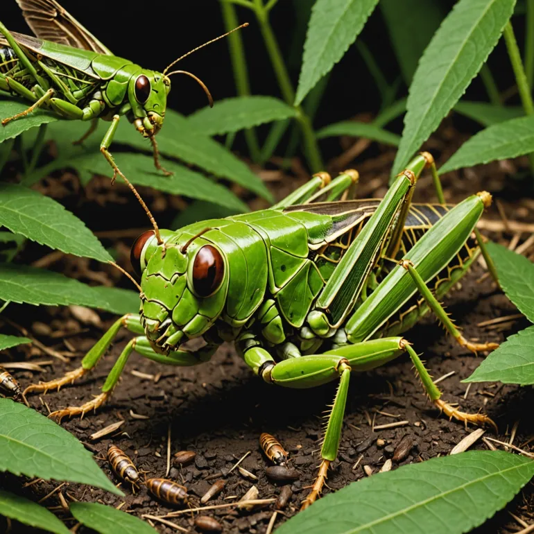 Кузнечики: удивительный мир зимовки и вылупления