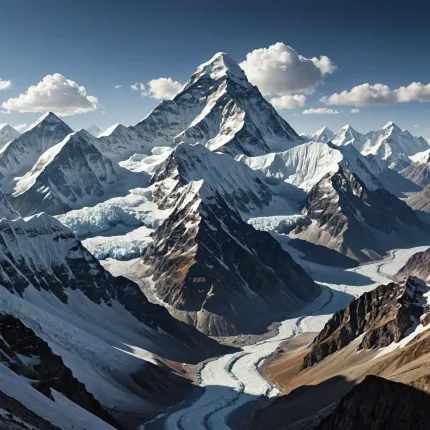 Самые красивые горы: Эверест и К2 — вершины, покоряющие сердца и умы