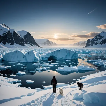 Самые красивые полярные ночи: В Арктике и Антарктиде