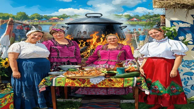 Царская уха в Белоомуте: фестиваль кипит